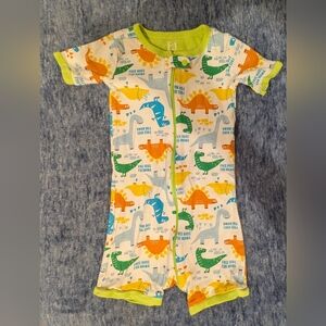 PJ Place Dinosaur Print Kids One Piece - Multicolor